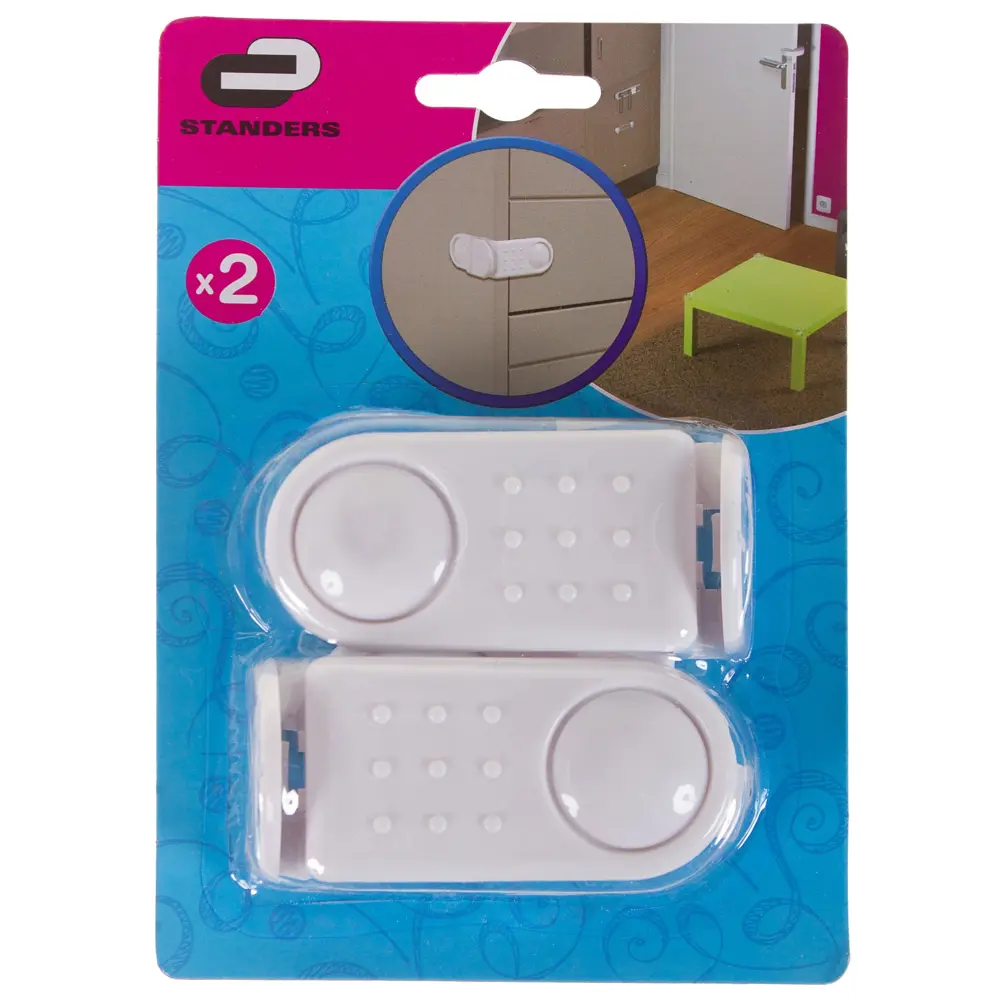 Блокиратор мебели жёсткий Standers, цвет белый STLM-2013901 - Вид №1