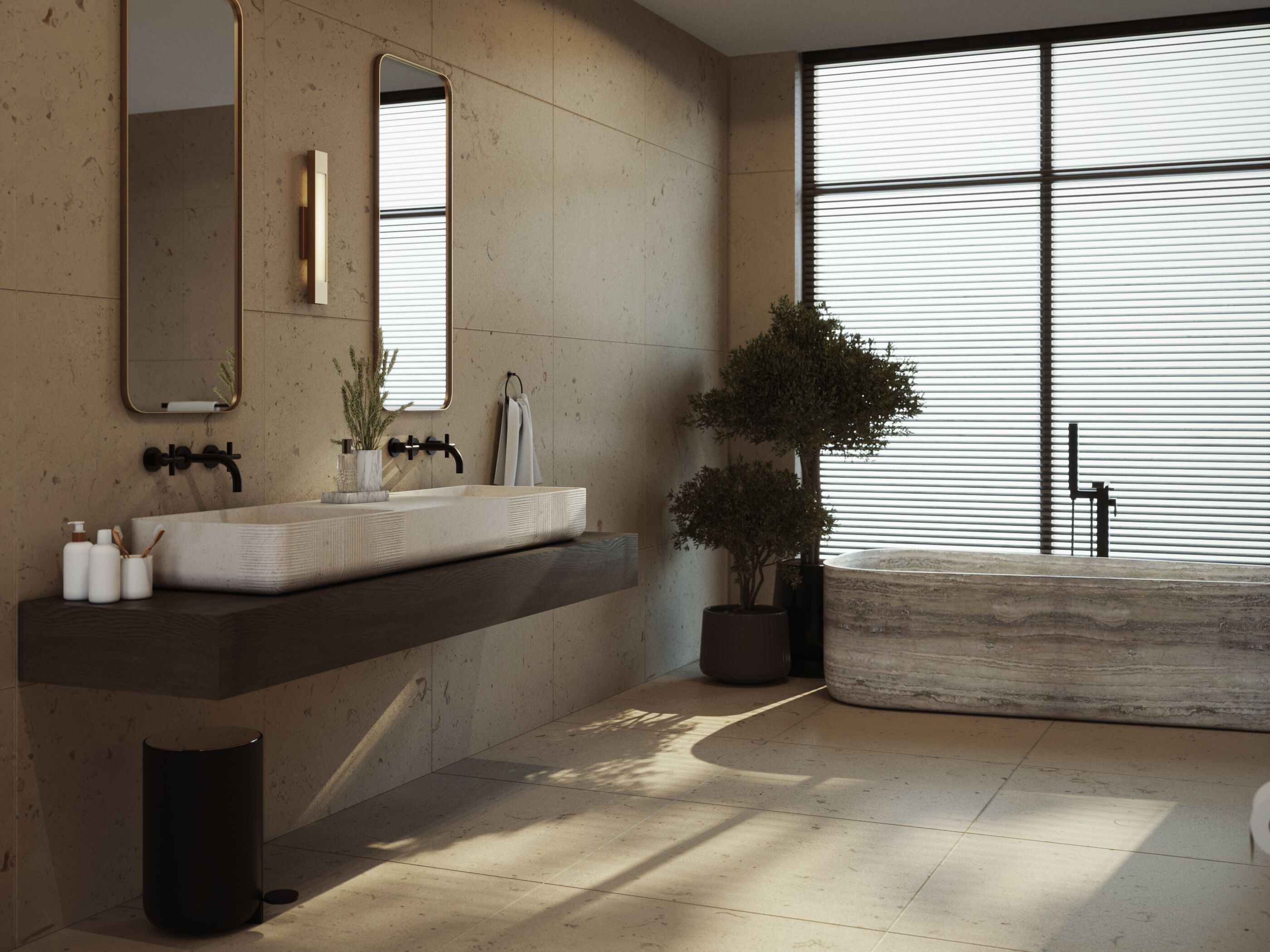 Ванна из натурального камня Davani Meridian ARCH-00040020 - Вид №5