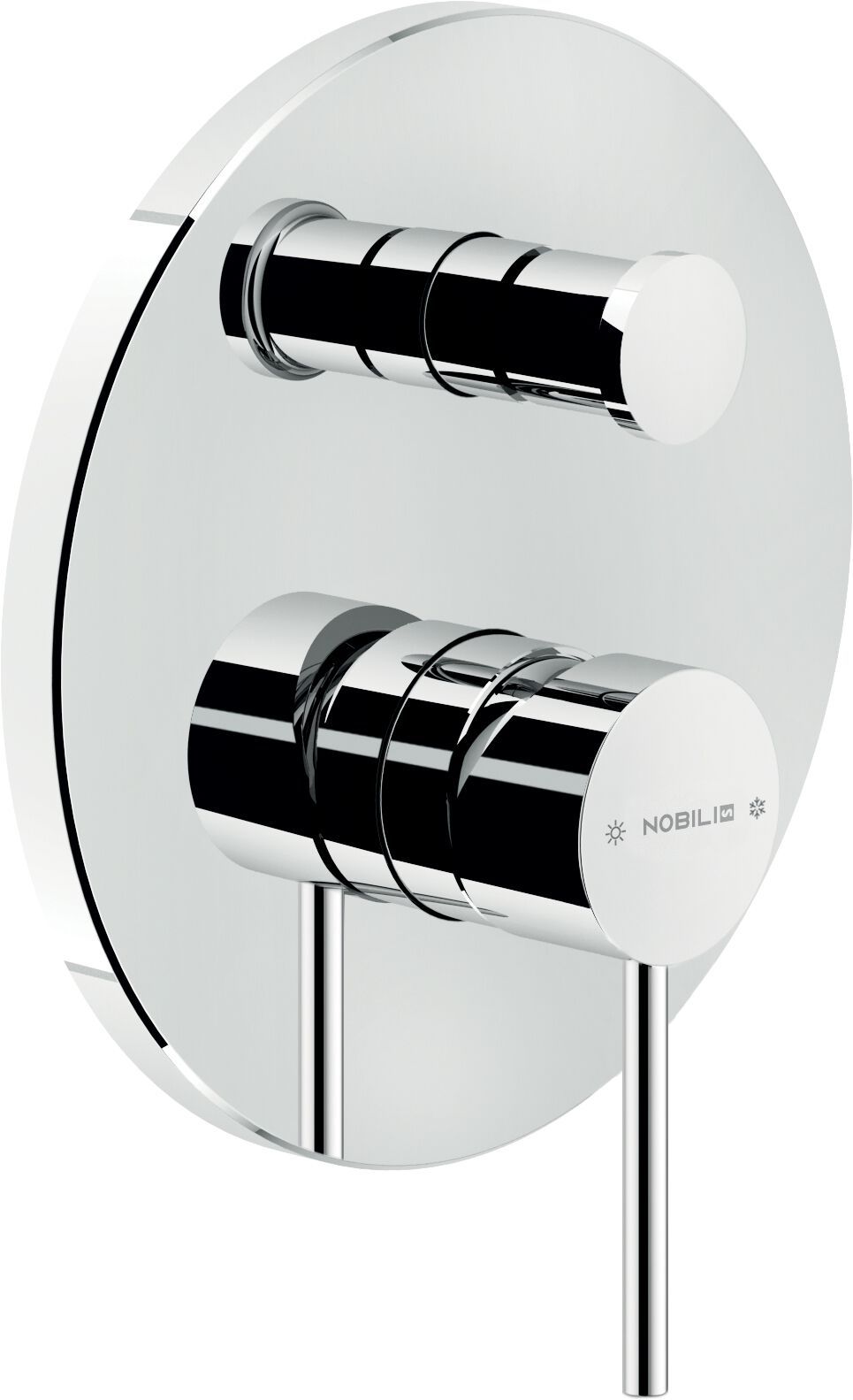 Однорычажный смеситель для душа с 2 отверстиями Nobili Velis ARCH-00069217 - Вид №6