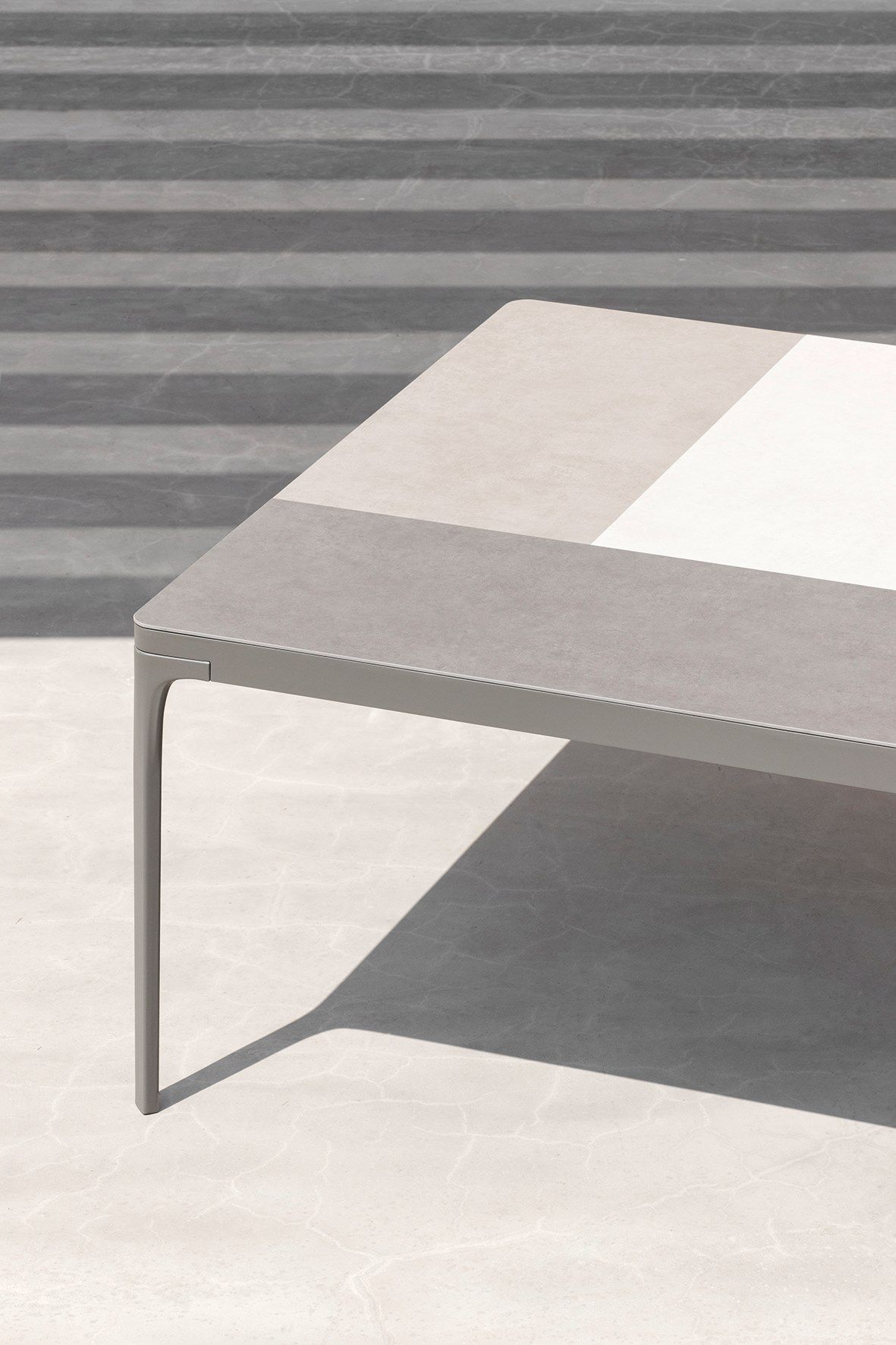 Квадратный садовый стол из керамогранита Ethimo ARCH-00084805 - Вид №14