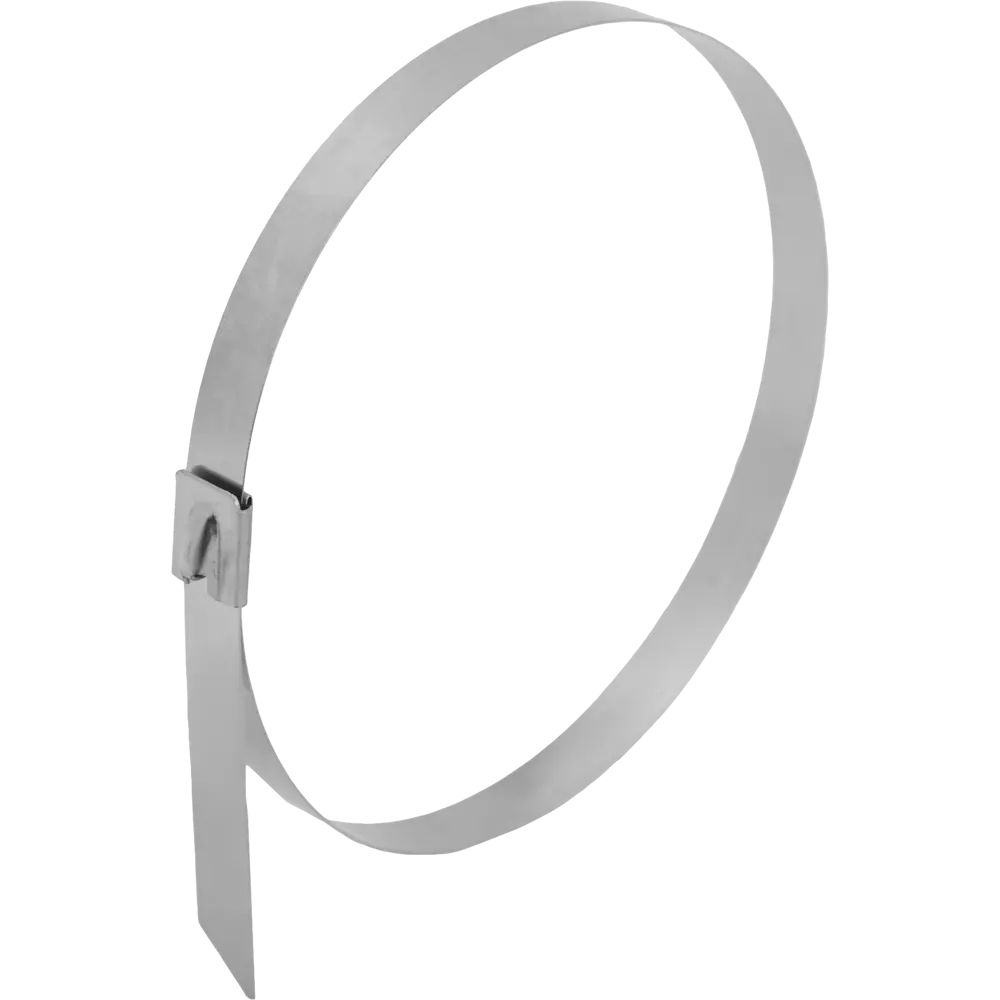 Кабельная стяжка 12x600 мм сталь цвет серый 2 шт Santreyd STLM-2084979 - Вид №2