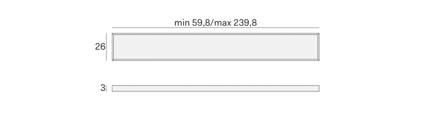 Полка Novamobili MENSOLE E PIANI A MURO ARCH-00057373 - Вид №5