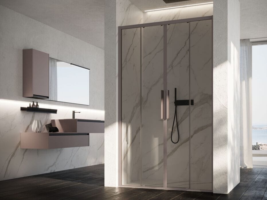Стеклянная ниша душевая кабина с раздвижной дверью DISENIA EVO ARCH-00057592