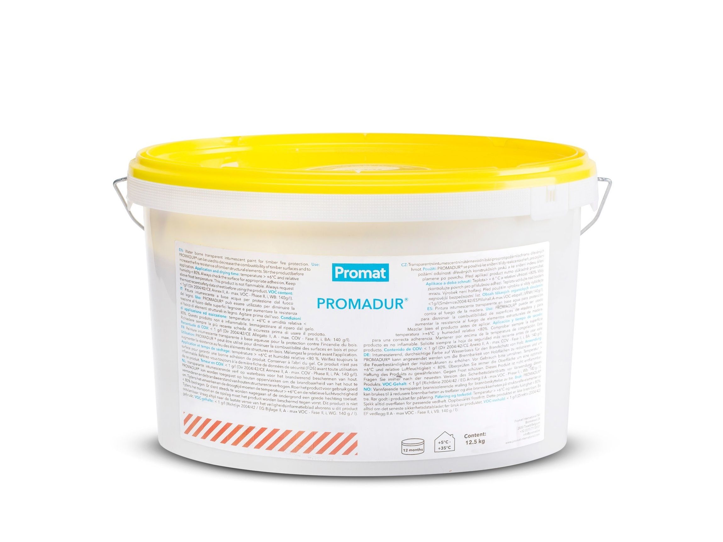 Прозрачная вспучивающаяся краска для деревянных конструкций Promat by etex PROMADUR® ARCH-00025575