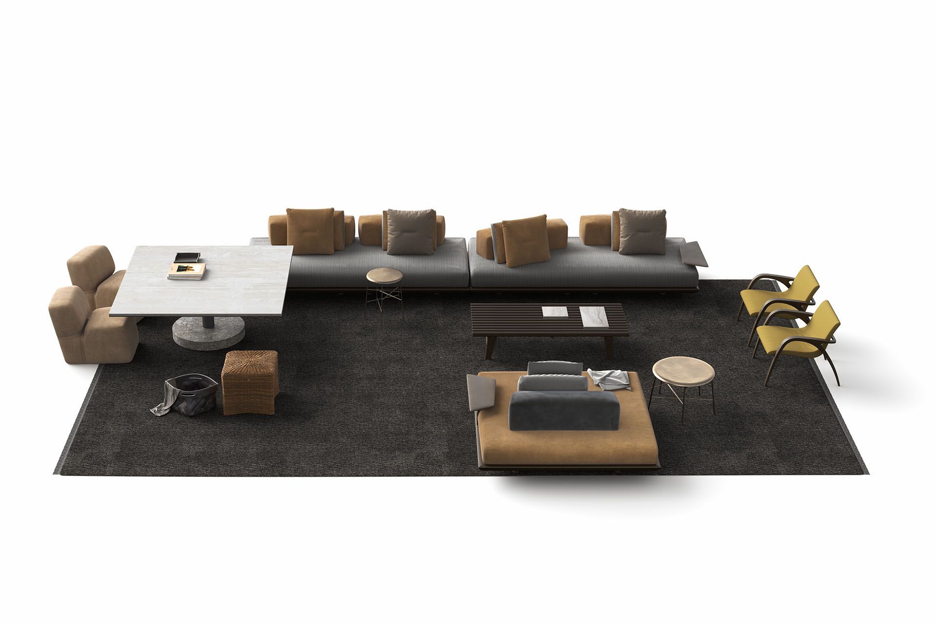 Ткань сад диван Exteta Caprera ARCH-00016629 - Вид №24