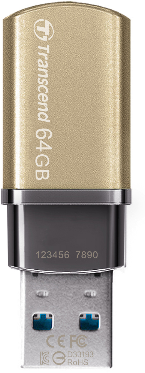 TS64GJF820G 64gb jetflash 820, gold Transcend Santreyd  - Вид №2
