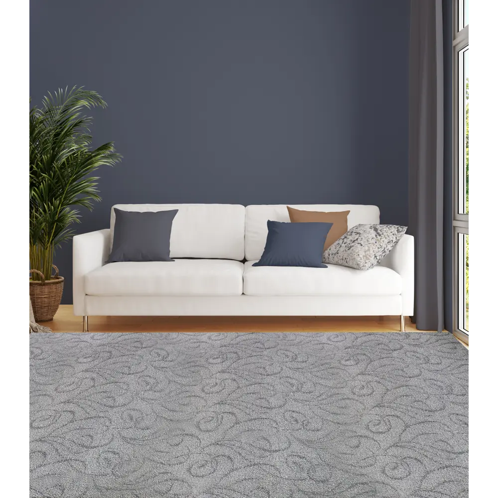 Ковровое покрытие «Лион», 2 м, цвет серый/серебристый ВИТЕБСКИЕ КОВРЫ STLM-2190239 - Вид №4