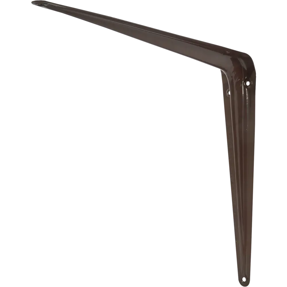Кронштейн для полки Larvij Utility 35x30 см нагрузка до 10 кг металл цвет коричневый STLM-2071175