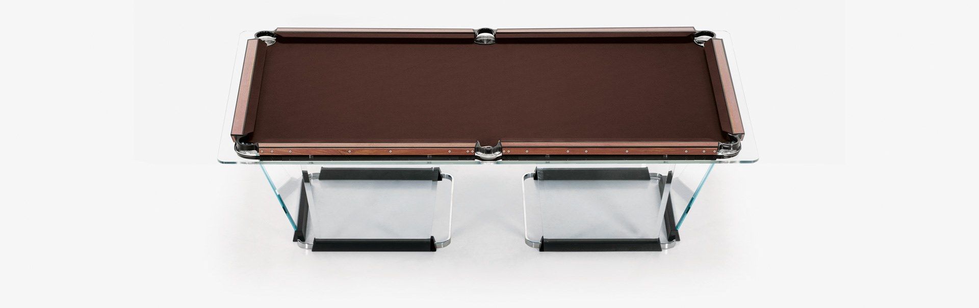 Бильярдный стол из закаленного стекла с грецкими орехами Teckell T1.3 ARCH-00109158 - Вид №5