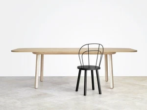 DesignByThem Прямоугольный раздвижной деревянный стол Baker
