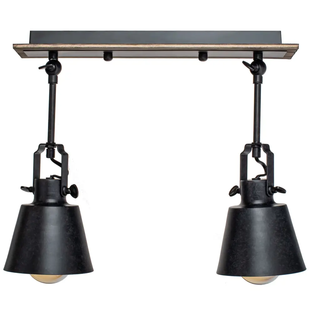 Спот Barrel 2xE27x40 Вт LAMPLANDIA STLM-2098936 - Вид №2