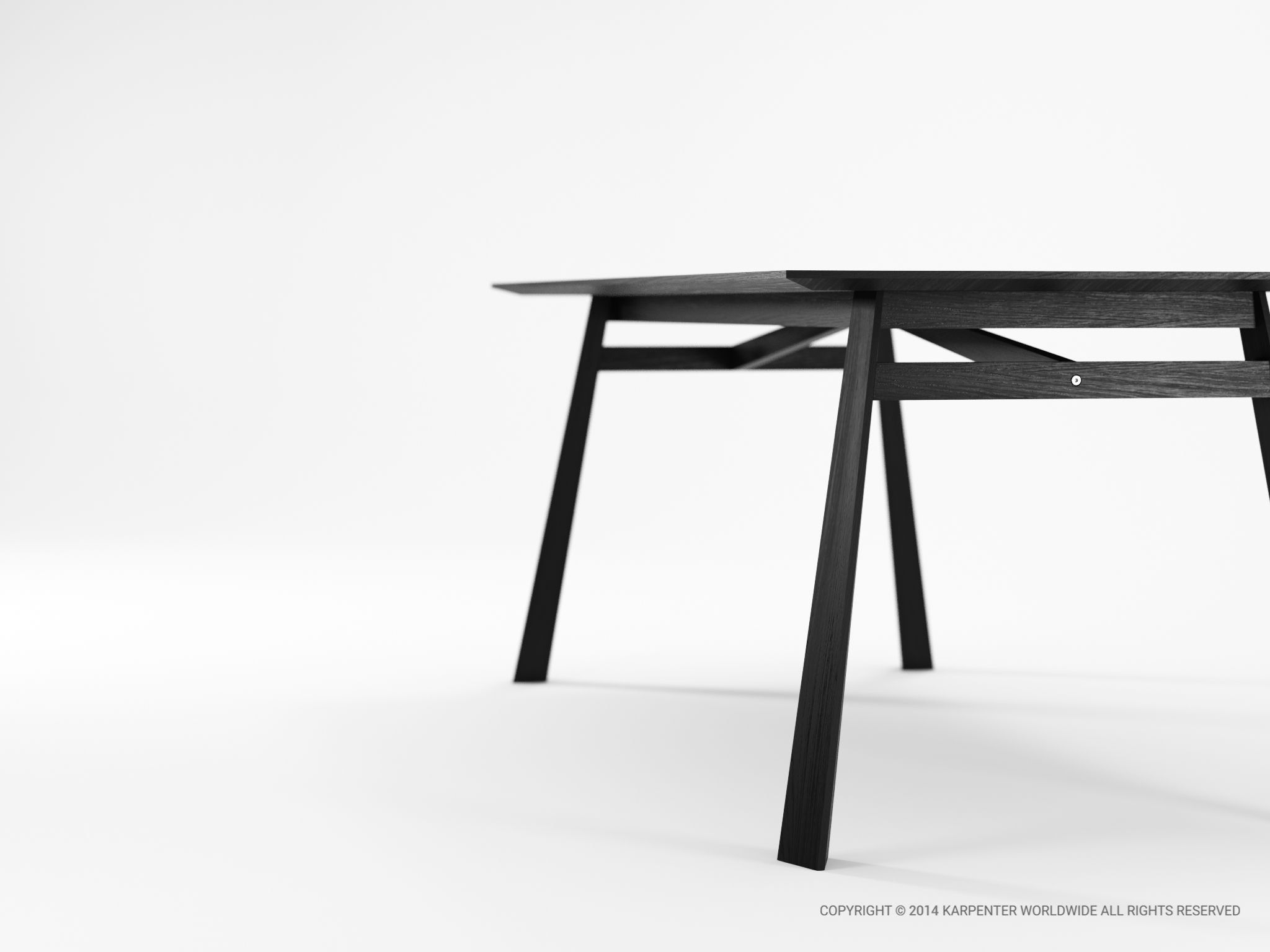 Деревянный прямоугольный обеденный стол KARPENTER Carpenter ARCH-00090644 - Вид №18