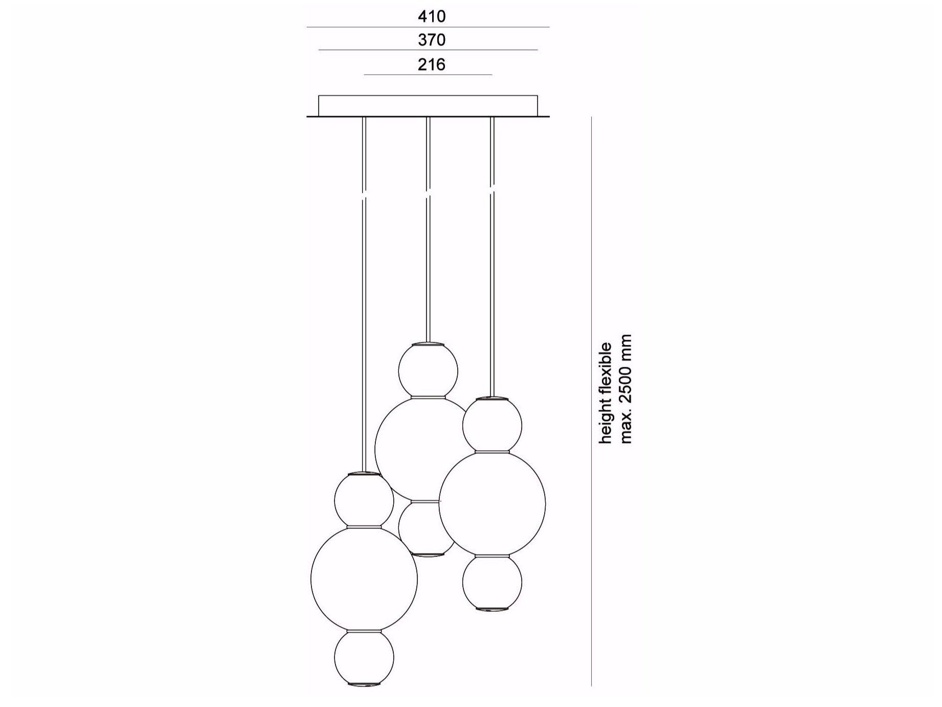 Стеклянный светодиодный подвесной светильник Formagenda ARCH-00085225 - Вид №10