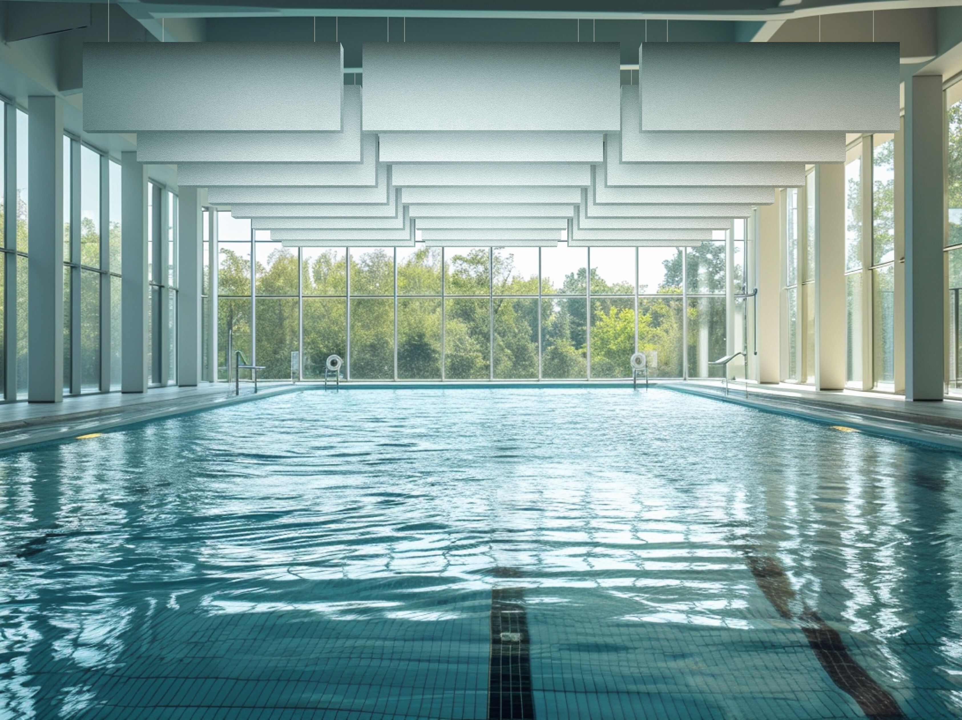 Подвеска рециркулированная ПЭТ акустическая перегородка Tecsound PureKustik ARCH-00096604