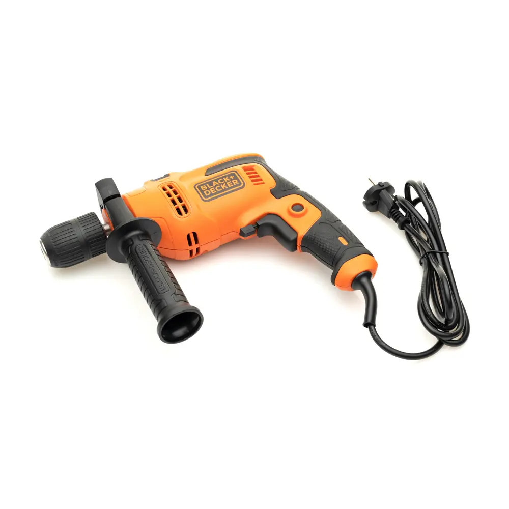 Ударная дрель Black&Decker BEH200-QS, 500Вт BLACK + DECKER STLM-2077302 - Вид №5