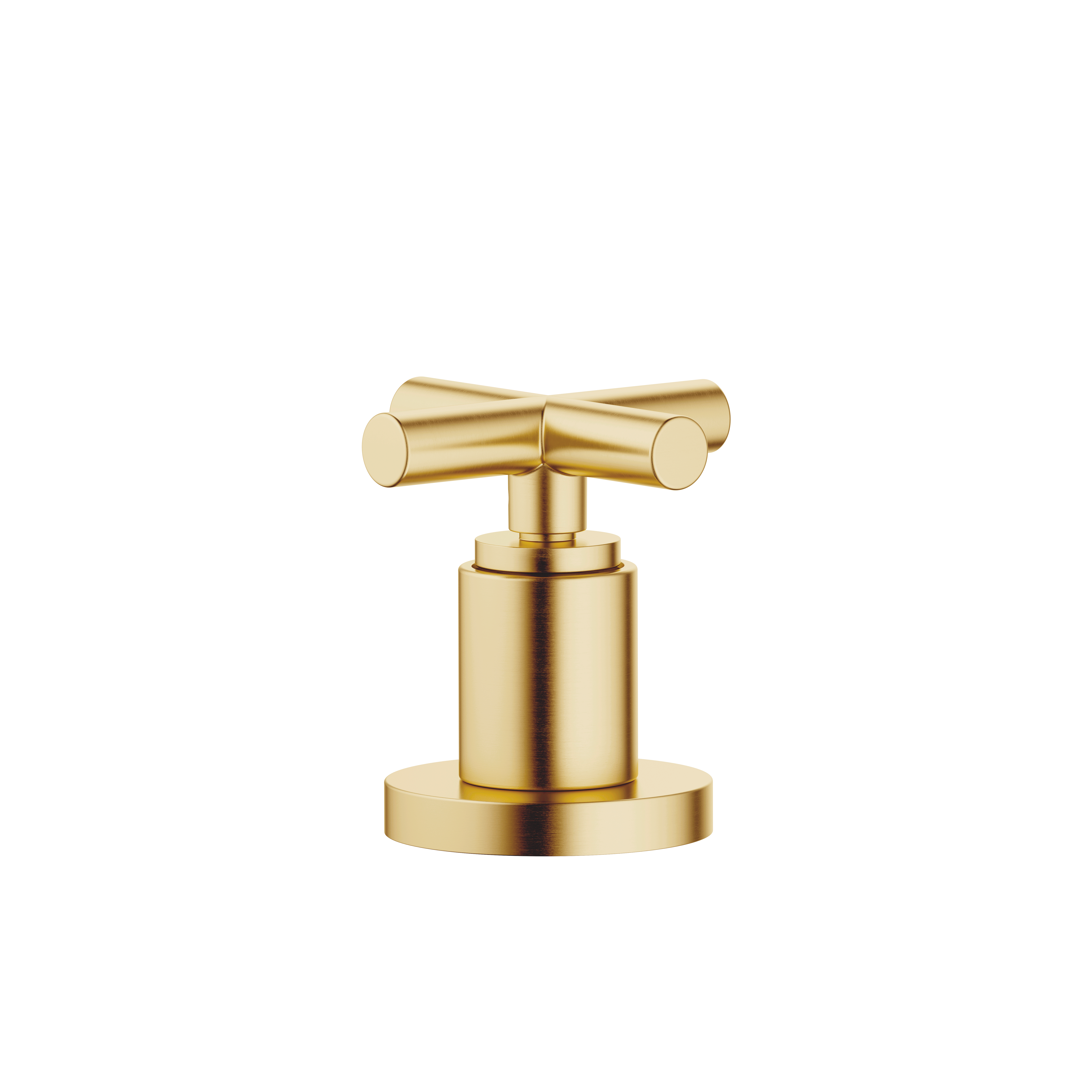 TARA Двусторонний переключатель для установки на край ванны или на край плитки — матовая дюрбрасс (золото 23 карата) DornBracht 29140892-28