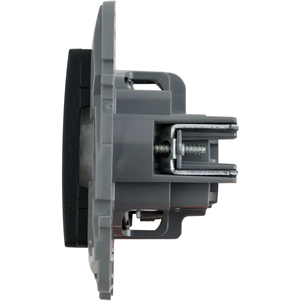 Legrand Etika - розетка без заземления антрацит с защитой от детей 17357090 STLM-0008040 - Вид №3