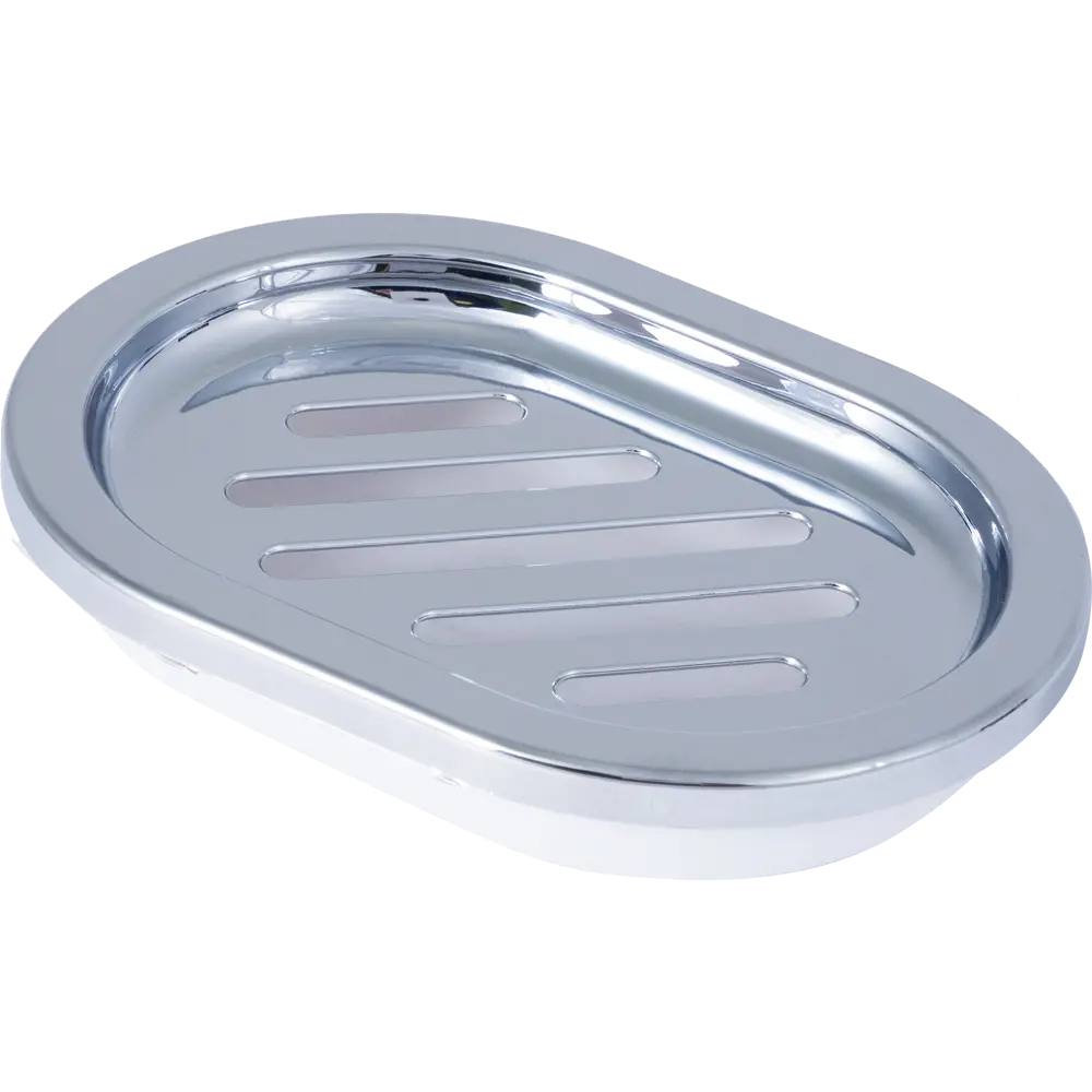 Мыльница настольная «Альма» пластик цвет белый АКВАДЕКОР STLM-2036840