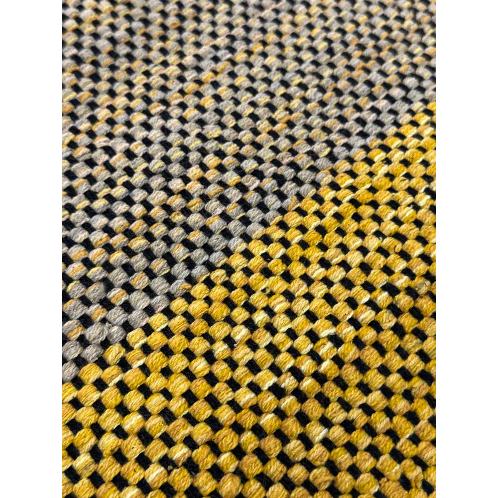 Коврик декоративный Ctim Вейв 60x90 см хлопок цвет серо-желтый STLM-2023424 - Вид №2