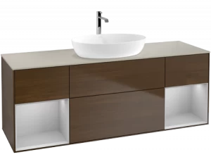 Villeroy&Boch Тумба под раковину Прямоугольная версия F863GJGN Finion Walnut Veneer