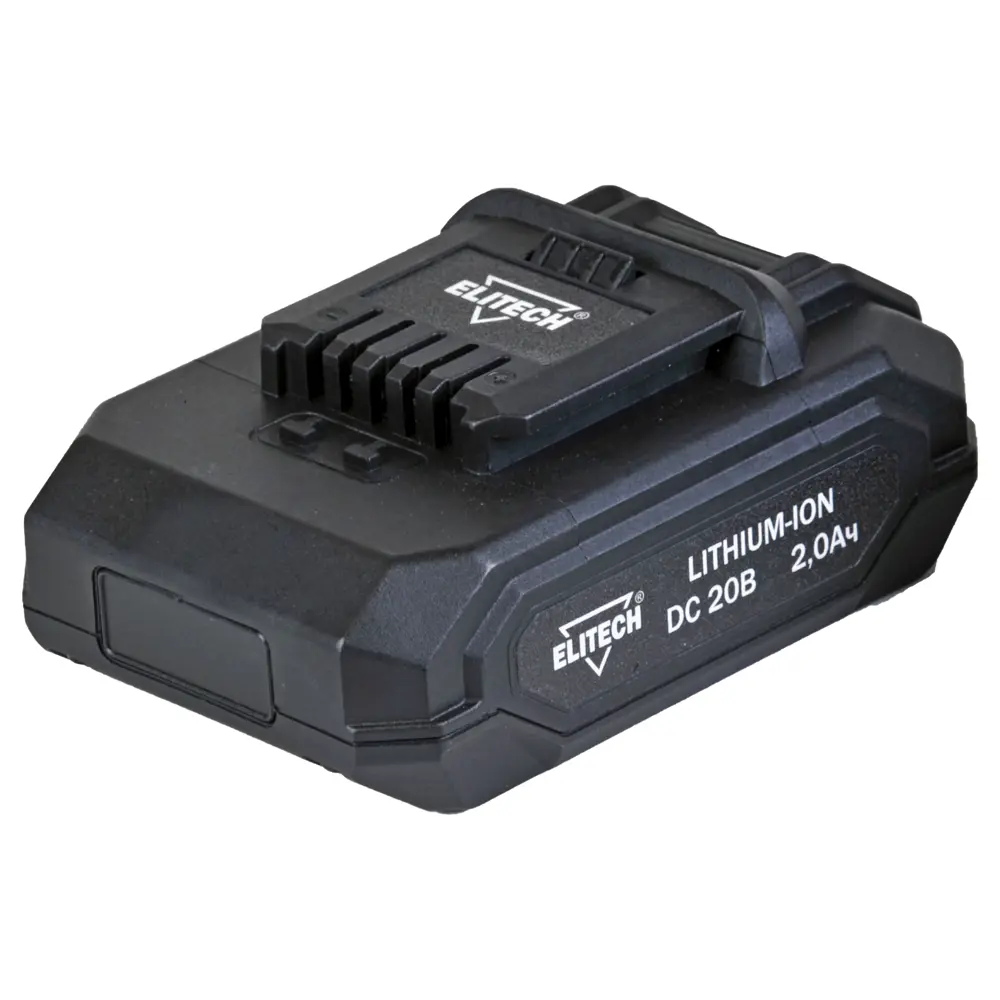 Дрель-шуруповерт аккумуляторная Elitech ДА 20-2СЛ E2201.023.01, 20 В Li-ion 2x2 Ач STLM-2150203 - Вид №4