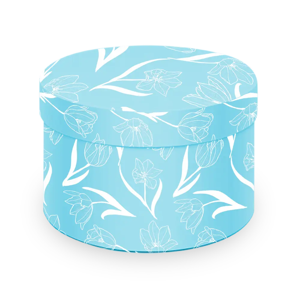 Коробка подарочная Симфония ø21 h12 см цвет мультиколор STLM-2195785