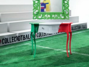 Modenese Gastone Лакированная прямоугольная консоль с ящиками Football Art. 13