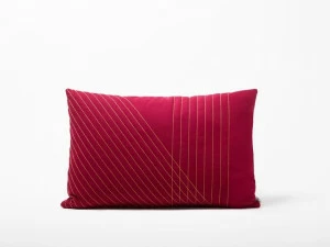 Paola Zani Прямоугольная подушка, вышитая тканью