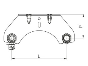 Комплект клапанов и фитингов резьбовая версия для газового счетчика bitubo