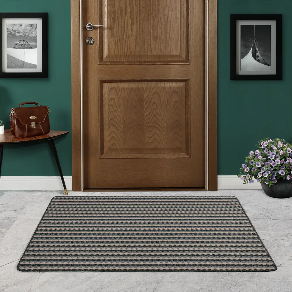 Коврик декоративный полипропилен Bendigo 80x120 см цвет серый 85565597 STLM-2140095 Santreyd  - Вид №5