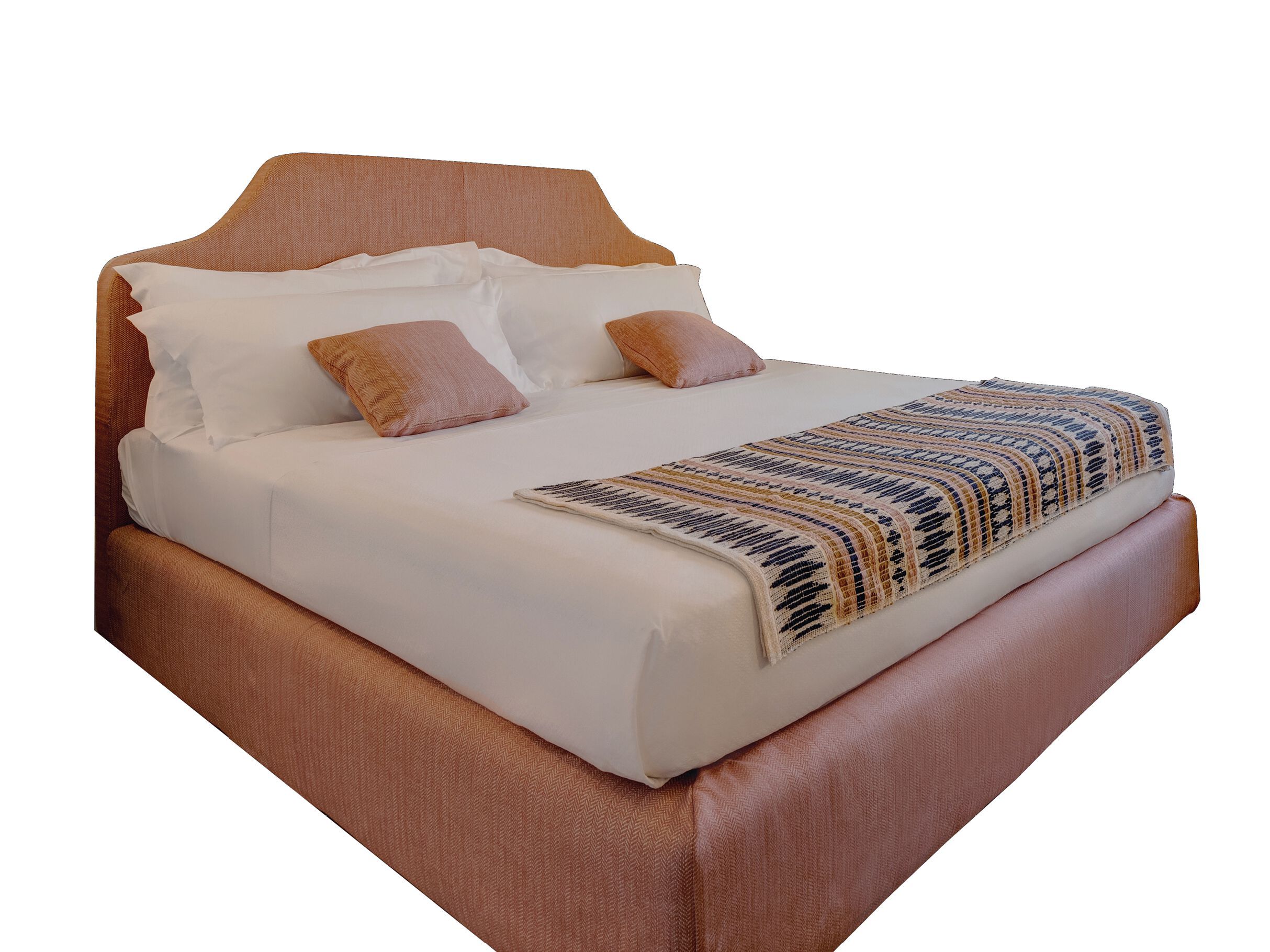 Съемная двуспальная кровать из ткани DOM EDIZIONI коллекция Ривьера ARCH-00109468