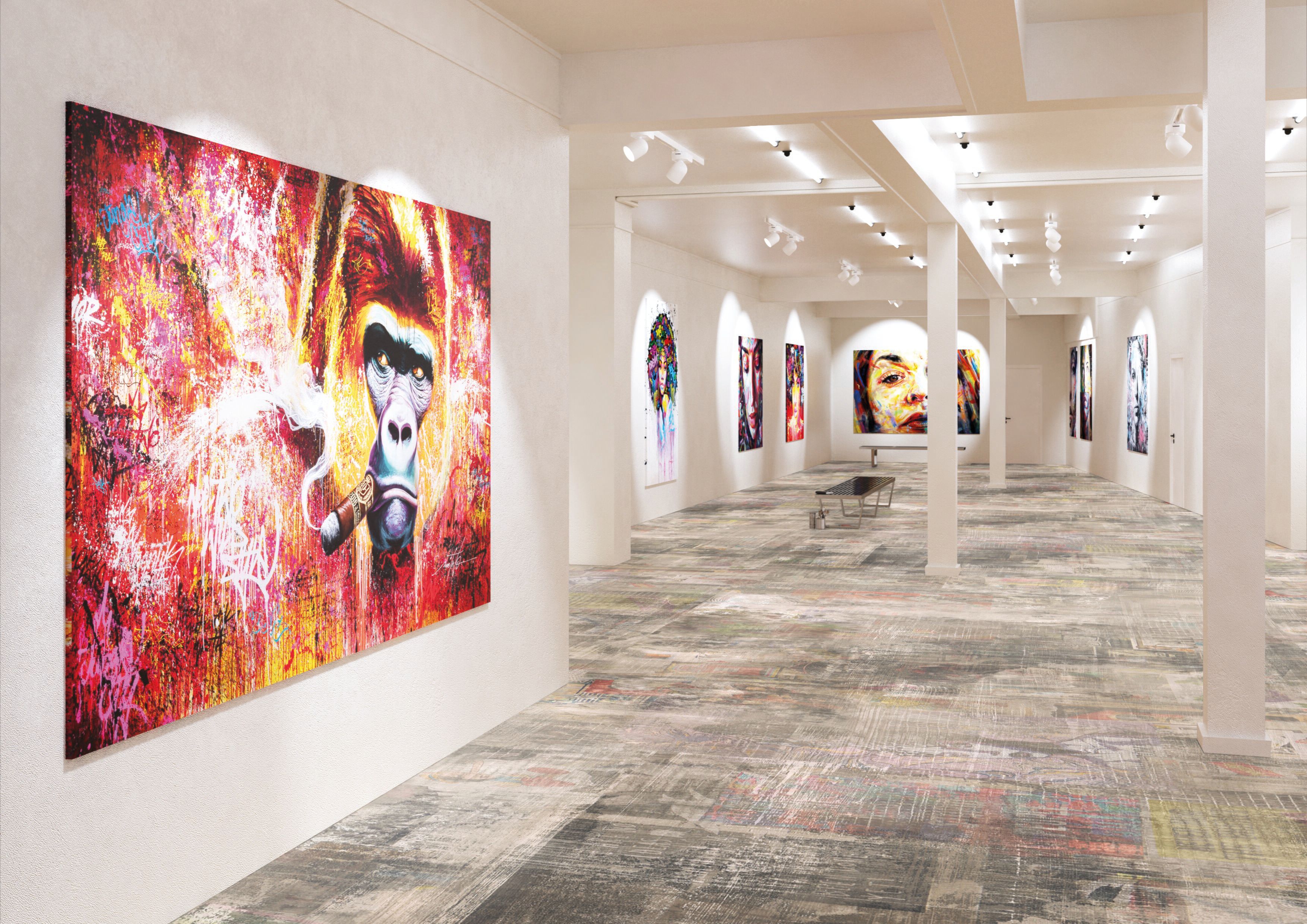 Упругий пол gerflor разнородные полы ARCH-00130226 - Вид №4