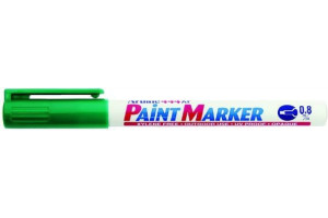 18656784 Маркер краска по металлу 444 с тонким наконечником 0.8 мм, зеленый EK444XF-800 Artline