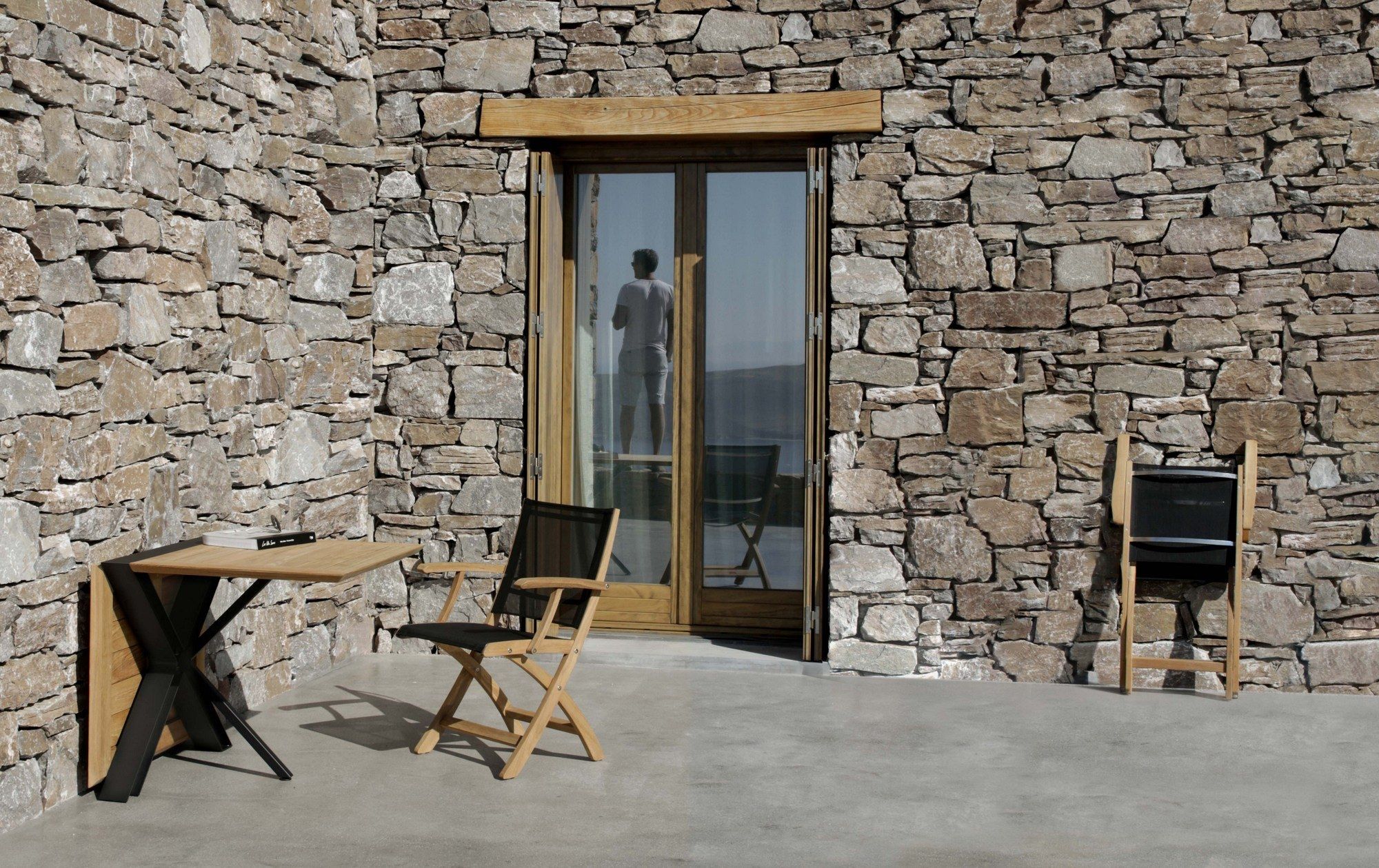 Складной садовый стул Batyline® с подлокотниками Royal Botania XQI ARCH-00000898 - Вид №1