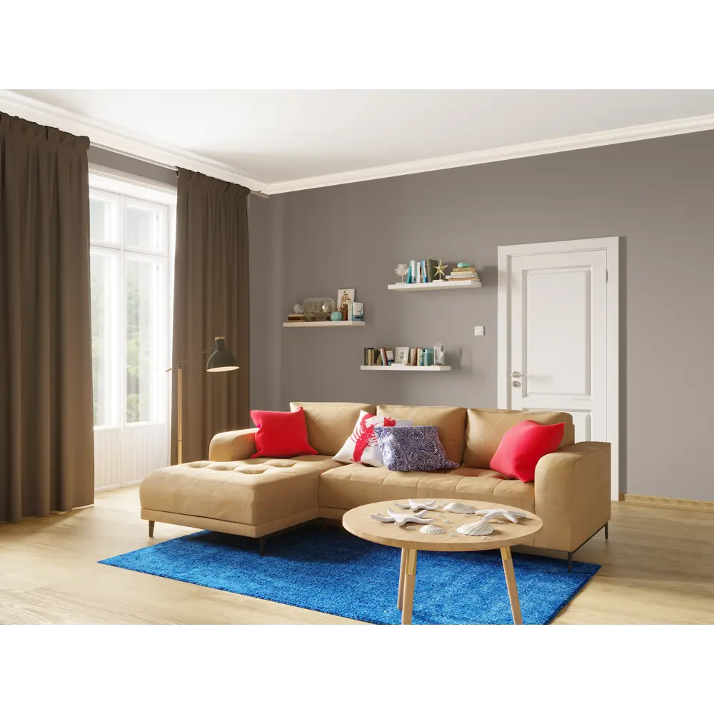 Краска для стен и потолков Trend Farbe цвет Платиново-серый 1 л Dufa STLM-2177061 - Вид №5