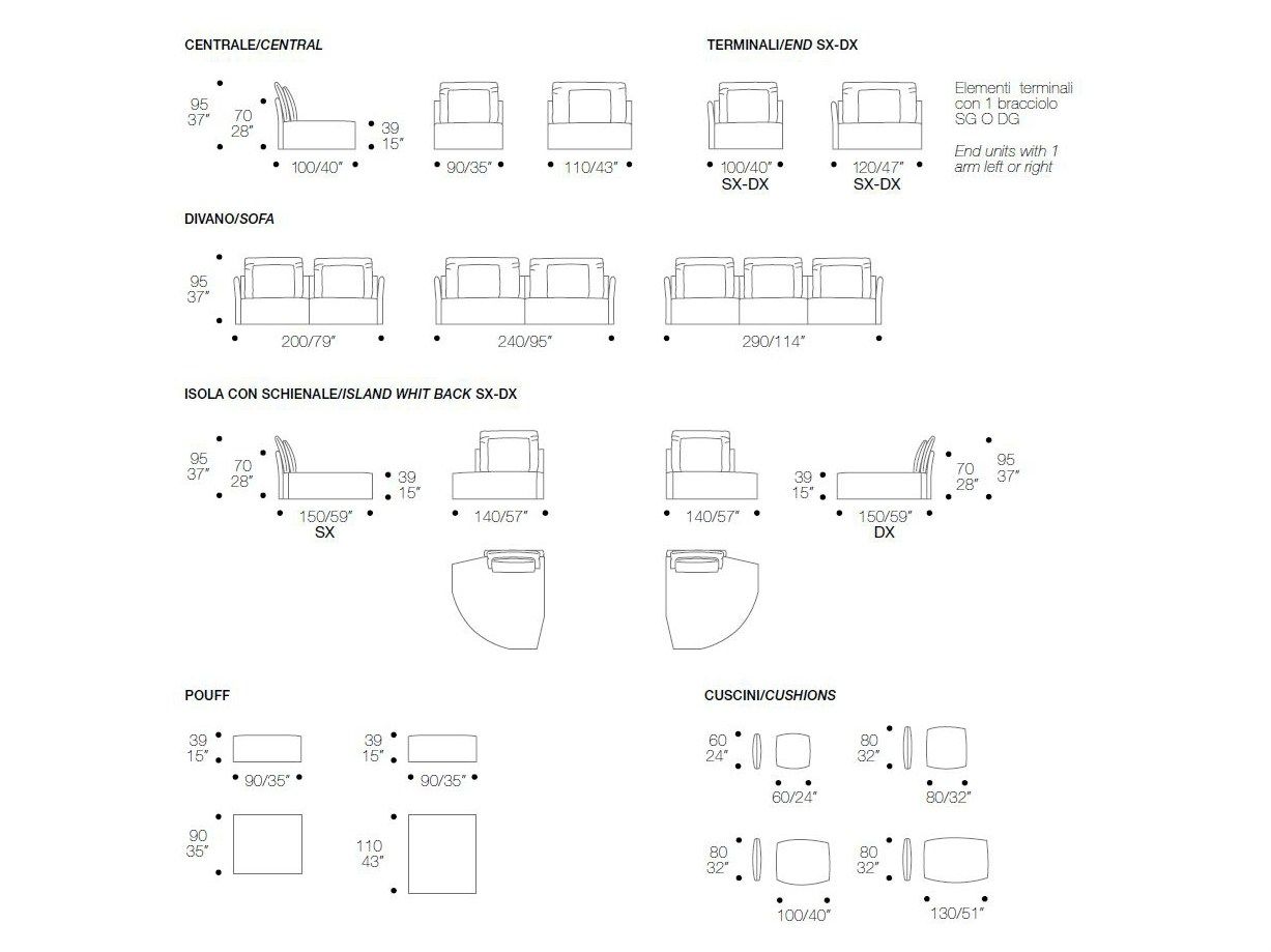 Ткань диван ERBA ITALIA Потертый Шик ARCH-00103905 - Вид №8