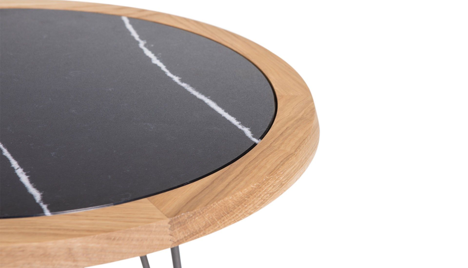 Круглый стальной стол с порошковым покрытием Vergés Mim ARCH-00091563 - Вид №2