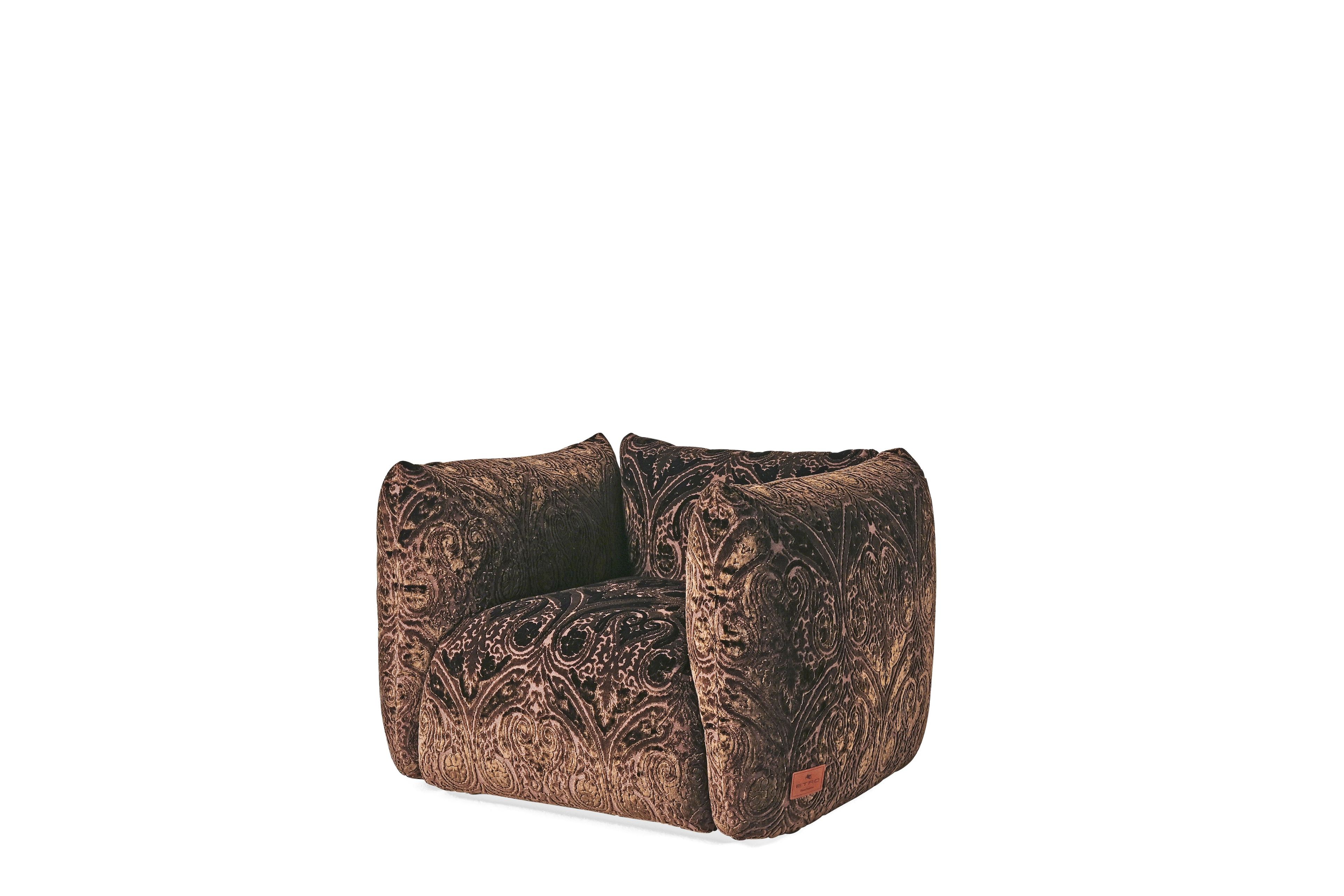 Тканевое кресло с подлокотниками ETRO Home Interiors Cushy ARCH-00085449 - Вид №13