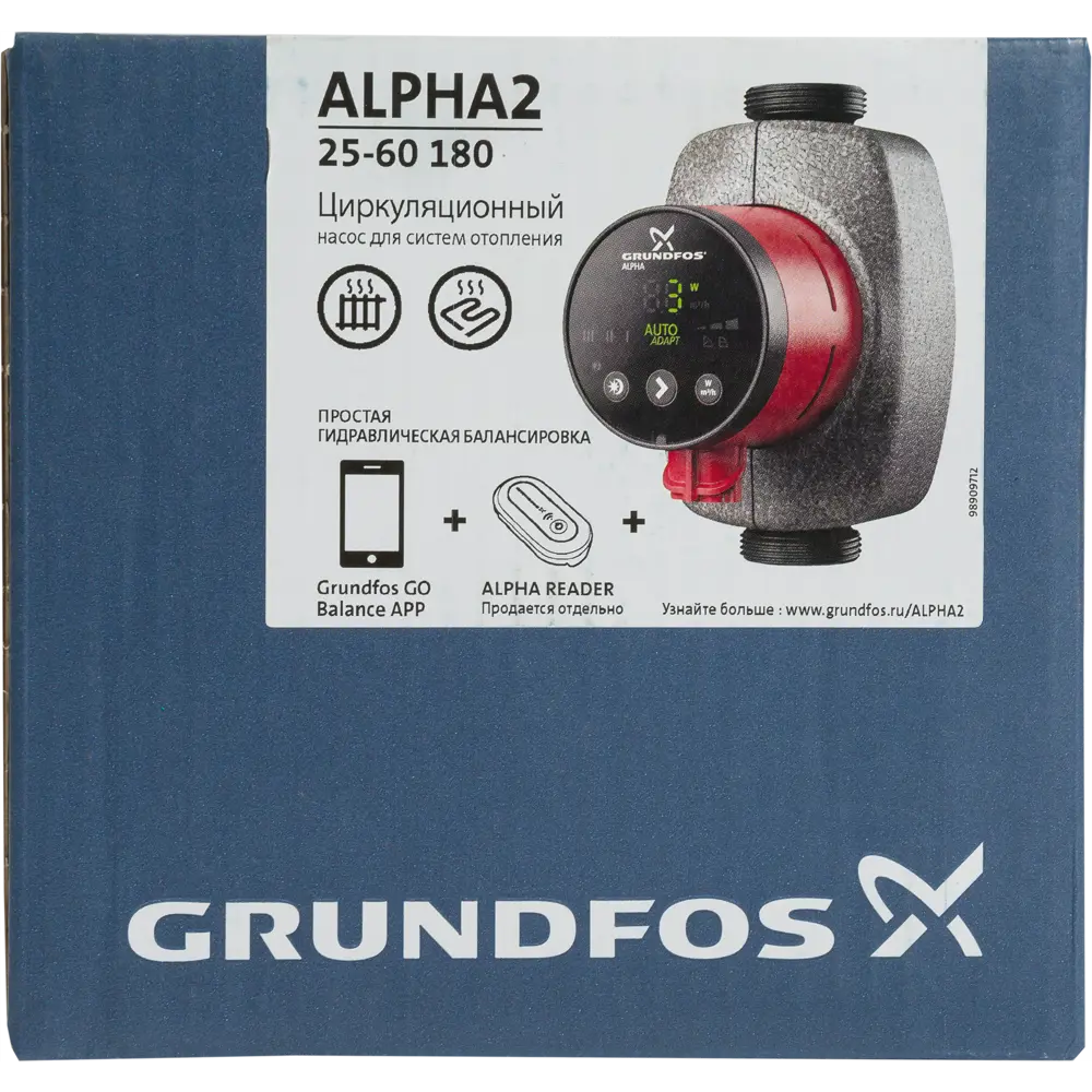 Насос Grundfos Alpha 2 25-60 1.1/2" 230 В STLM-2188442 - Вид №4