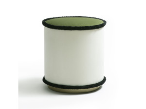 Бархатный пуф