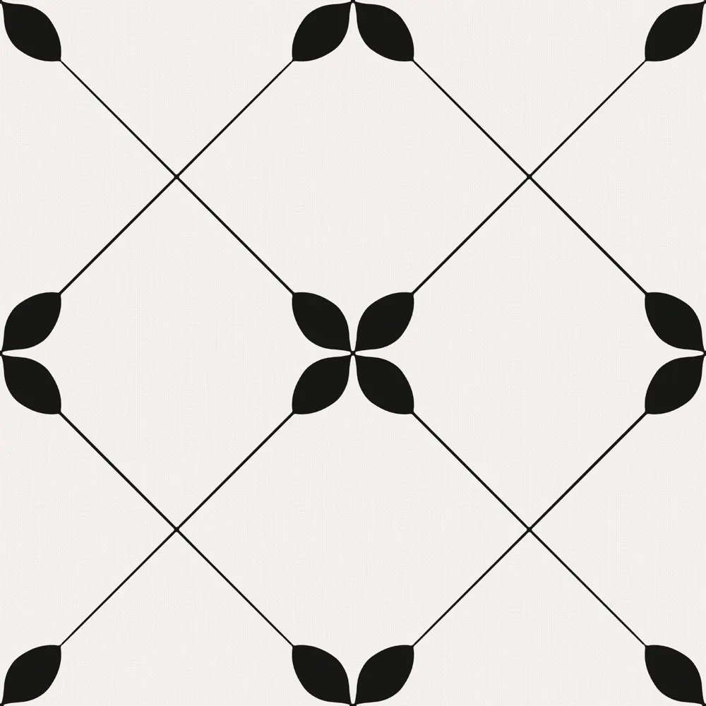 Глазурованный керамогранит Lb Ceramics Плэй Макси 30x30 см 0.9 м² матовый цвет черно-белый STLM-2009684 - Вид №1