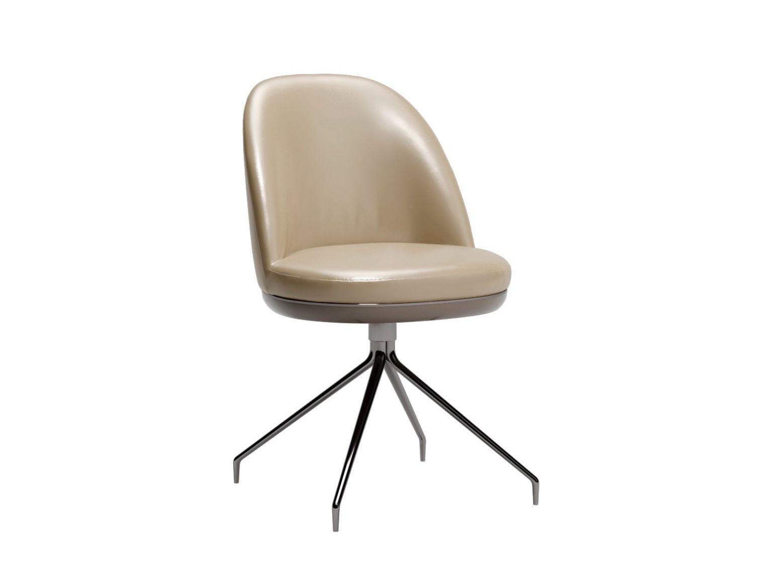 Кожаный поворотный стул VOLPI Луиджи Вольпи ARCH-00026171