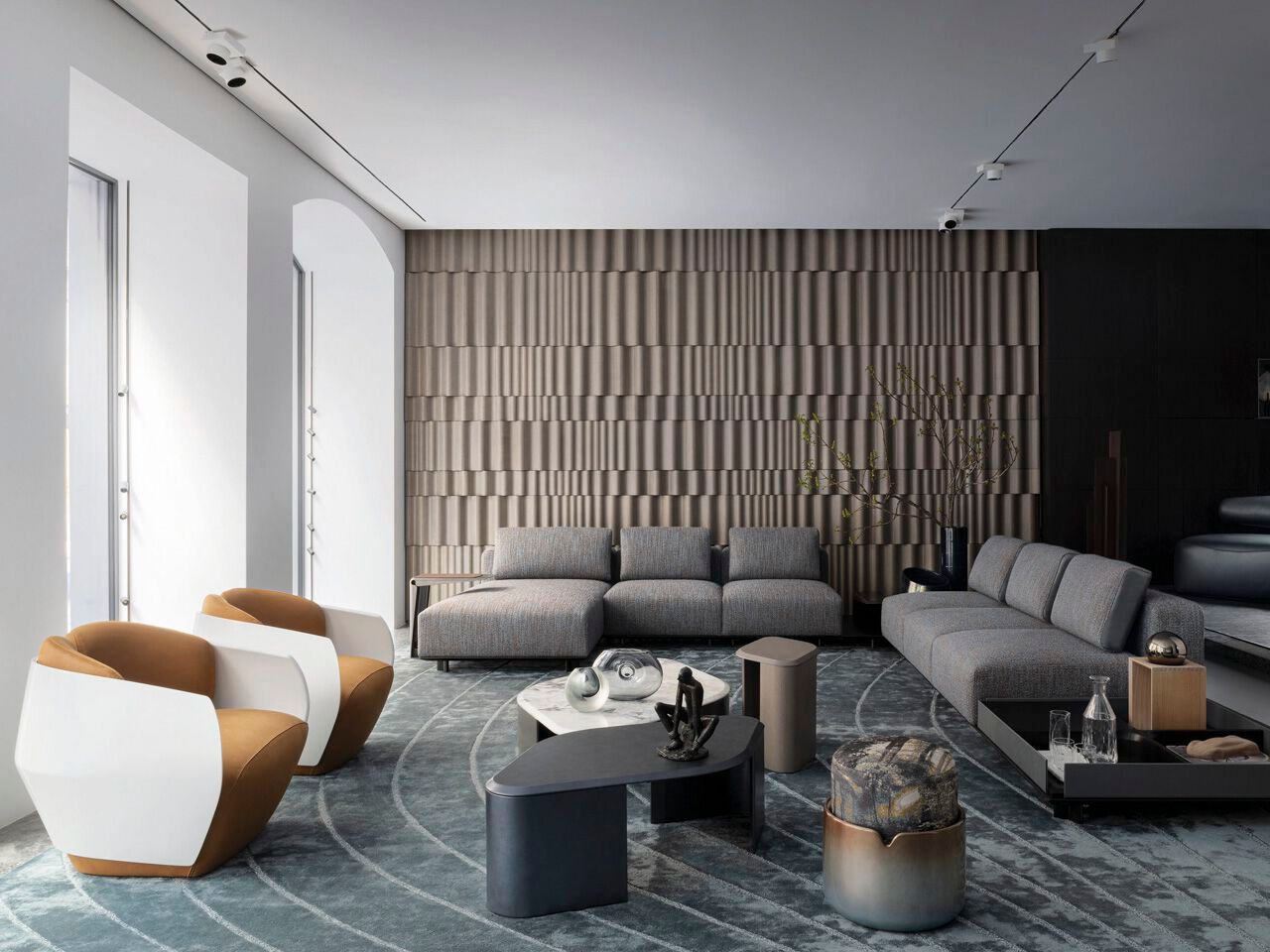 Тканевое кресло с подлокотниками Giorgetti Giorgetti Maserati Edition ARCH-00142413 - Вид №1