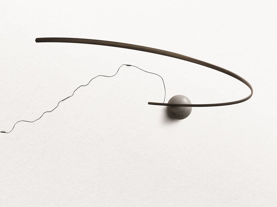 Стальной светодиодный торшер с диммером Bontempi Casa Circle ARCH-00014468 - Вид №1