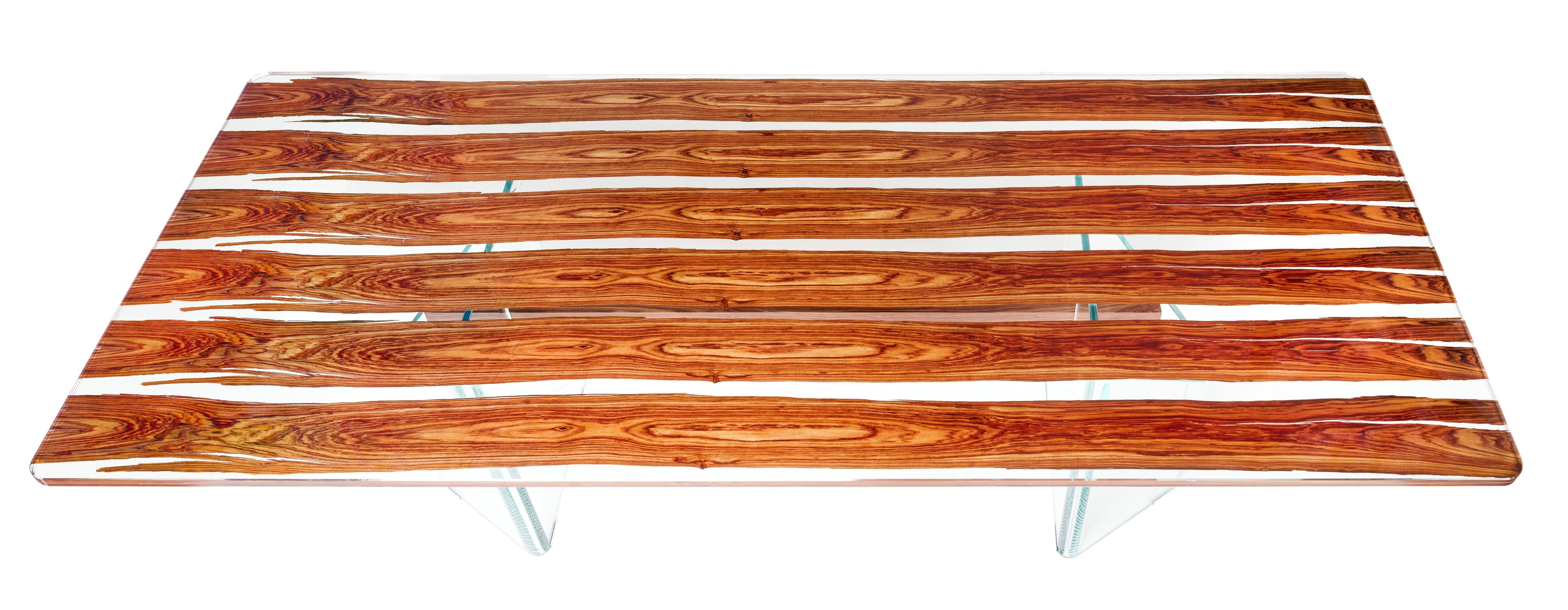 Прямоугольный стол для гостиной из дерева и стекла Vgnewtrend Glass &amp ARCH-00019360 - Вид №2