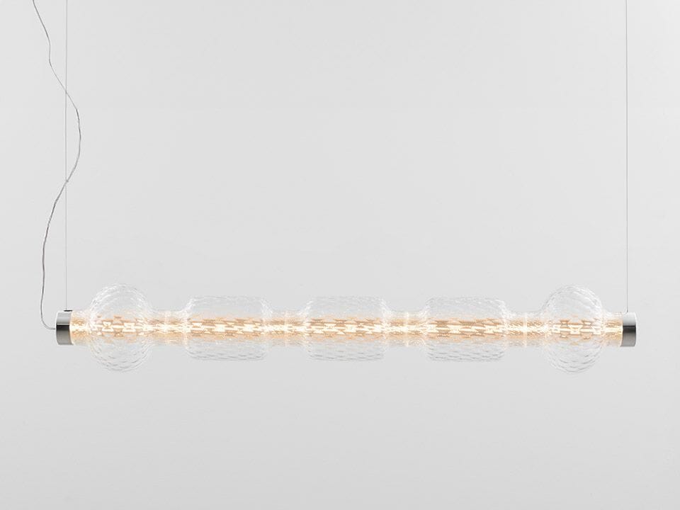 Стеклянный светодиодный подвесной светильник Artemide ALAMBICCO HORIZONTAL ARCH-00080952