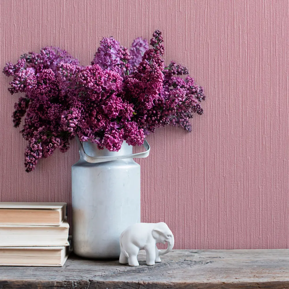 Обои виниловые Inspire Basic Rain розовые 0.53 м 6119-15 STLM-2173462 - Вид №2