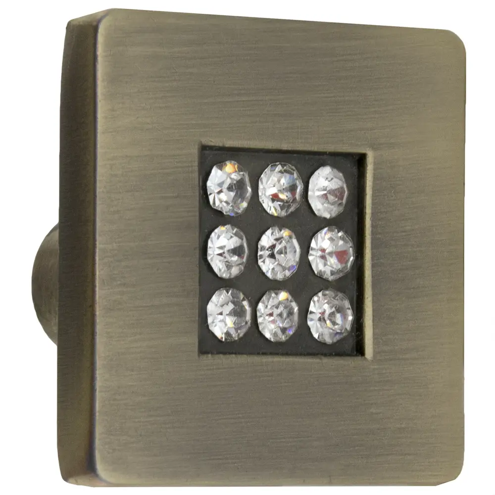 Мебельная ручка-кнопка Kerron CRL03 бронза STLM-2176253