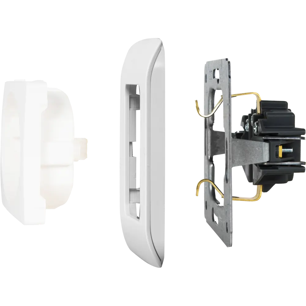 Рамка для розеток и выключателей Lexman Cosy 3 поста, цвет белый STLM-2184134 - Вид №3