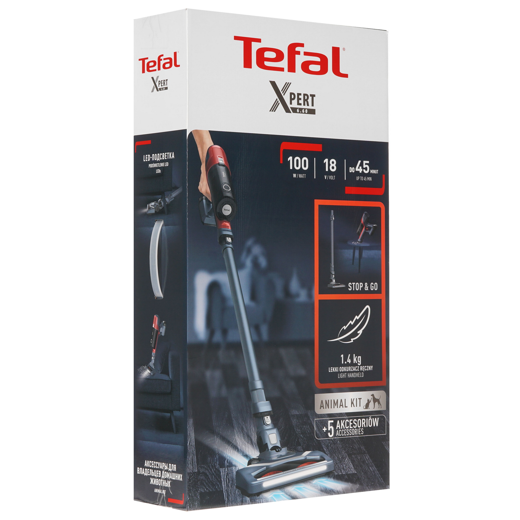 4754808 Пылесос вертикальный   Tefal X-Pert 6.60 TY6878WO  серый STDN-0053373 - Вид №11